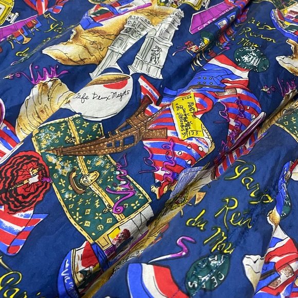 Vintage Abstract print oversized blouse - Picture 5 of 5